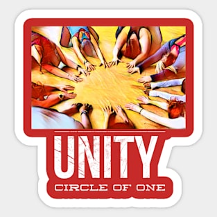 UNITY Circle of One Sticker